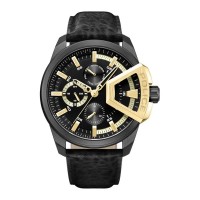 часовник,часовници,police,underlined,watch,golden,(black)
