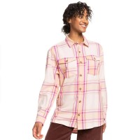 риза,с,дълъг,ръкав,дамски,блузи,дамски,ризи,roxy,let,it,go,flann,long,sleeve,shirt,dusty,coral,decke,plaid