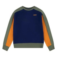 блуза,детски,блузи,levi´s,®,color,block,sweatshirt,blue,(ocean,cavern)