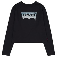 тениска,мъжки,тениски,дамски,тениски,levi´s,®,meet,and,greet,glitter,long,sleeve,t,shirt,black,(caviar)