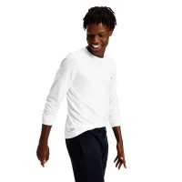 тениска,мъжки,тениски,дамски,тениски,tommy,hilfiger,logo,long,sleeve,t,shirt,white,(white)