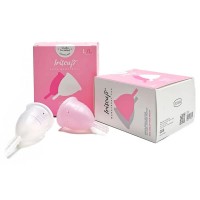 хигиена,тяло,irisana,double,menstrual,cup,clear,(multicolor)
