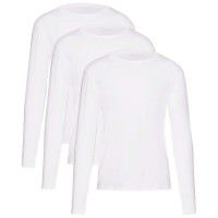 мъжко,бельо,tommy,hilfiger,premium,essentials,long,sleeve,base,layer,3,units,white,white,white,(white)