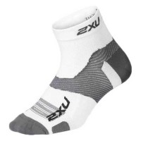 чорапи,мъжки,чорапи,2xu,vectr,ultralight,1,4,crew,socks,white,grey,(white)