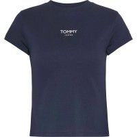 тениска,дамски,тениски,tommy,jeans,essential,logo,1,short,sleeve,t,shirt,twilight,navy,(blue)