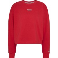 блуза,дамски,блузи,tommy,jeans,rlx,crp,ess,logo,sweatshirt,deep,crimson,(red)