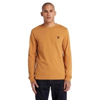 тениска,мъжки,тениски,timberland,dunstan,river,jersey,slim,long,sleeve,t,shirt,wheat,boot,(beige)