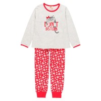 пижама,детски,пижами,boboli,pyjama,red,(light,vigore,gray)