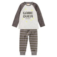 пижама,детски,пижами,boboli,long,sleeve,pyjama,white,grey,(steel)