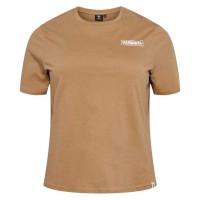 тениска,дамски,тениски,hummel,legacy,regular,plus,short,sleeve,t,shirt,tigers,eye,(brown)