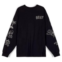тениска,мъжки,тениски,дамски,тениски,grimey,the,toughest,long,sleeve,t,shirt,black,(black)