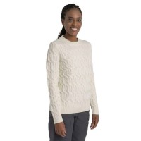 блуза,дамски,пуловери,дамски,плетени,дрехи,icebreaker,cable,knit,merino,sweater,undyed,(beige)