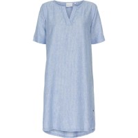 рокля,дамски,поли,и,рокли,redgreen,daisy,short,sleeve,short,dress,sky,blue,stripe