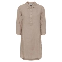 риза,с,дълъг,ръкав,дамски,поли,и,рокли,redgreen,dina,shirt,long,sleeve,midi,dress,beige,(mid,sand)