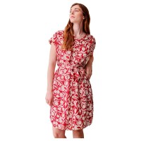 рокля,дамски,поли,и,рокли,redgreen,dorah,short,sleeve,short,dress,multicolor,(red,pattern)
