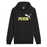 суичър,мъжки,пуловери,puma,ess+,2,col,big,logo,hoodie,black,lime,sheen,(black)
