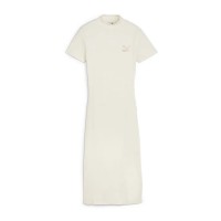 рокля,дамски,поли,и,рокли,puma,classics,ribbed,short,sleeve,dress,no,color,(beige)