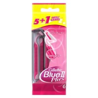 хигиена,аксесоари,gillette,venus,blue,ii,plus,shaver,6,units,pink,(multicolor)