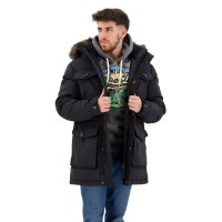 анорак,мъжки,якета,superdry,chinook,faux,fur,parka,black,(noir)