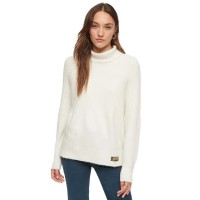 блуза,мъжки,пуловери,дамски,пуловери,superdry,essential,rib,sweater,beige,white,(ecru)