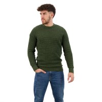 блуза,мъжки,пуловери,superdry,textured,sweater,olive,heather,(green)