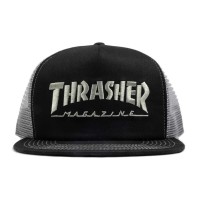 шапка,всички,шапки,thrasher,logo,mesh,cap,black,grey