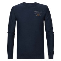 блуза,мъжки,пуловери,дамски,пуловери,petrol,industries,233,sweater,blue,(midnight,navy)