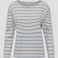 тениска,дамски,тениски,redgreen,claudia,long,sleeve,t,shirt,beige,(light,blue,stripe)