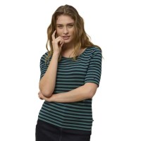 тениска,дамски,тениски,redgreen,hedy,short,sleeve,t,shirt,mid,green,stripe,(blue)
