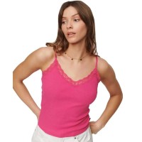 тениска,дамски,тениски,superdry,essential,rib,lace,sleeveless,v,neck,t,shirt,sweet,fuchsia,pink,(pink)
