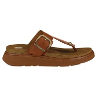 джапанки,дамски,сандали,и,чехли,fitflop,buckle,leather,toe,post,flip,flops,light,tan,(brown)
