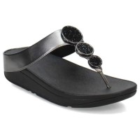 джапанки,мъжки,джапанки,и,чехли,fitflop,halo,bead,circle,metallic,toe,post,flip,flops,black,(pewter,black)