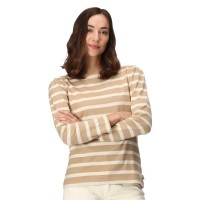 тениска,мъжки,тениски,дамски,тениски,regatta,federica,long,sleeve,t,shirt,beige,(brlycrn,light,vanilla)