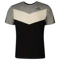 тениска,мъжки,тениски,kappa,ipsilo,active,short,sleeve,t,shirt,grey,ultimate,mel,white,natura,(black)