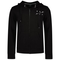 блуза,мъжки,пуловери,hurley,m,slash,full,zip,sweatshirt,black,(black)