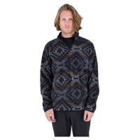 блуза,мъжки,пуловери,hurley,mesa,windchill,half,zip,sweatshirt,brown,(espresso)