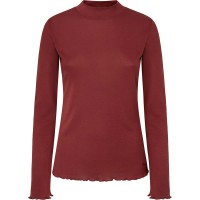 тениска,мъжки,тениски,дамски,тениски,pepe,jeans,charlene,long,sleeve,high,neck,t,shirt,red,(burgundy)