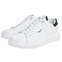 маратонки,мъжки,маратонки,pepe,jeans,eaton,basic,trainers,white