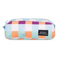 канцеларски,принадлежности,roxy,da,rock,printed,pencil,case,blue,surf,swim,plaidodo,(blue)