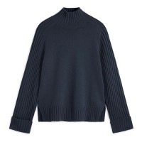 блуза,дамски,пуловери,дамски,плетени,дрехи,ecoalf,eucaliptoalf,sweater,blue,(deep,navy)