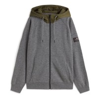 блуза,мъжки,пуловери,ecoalf,peralalf,full,zip,sweatshirt,grey,melange,(grey)