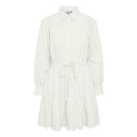 рокля,дамски,поли,и,рокли,yas,holi,long,sleeve,short,dress,white,(star,white)