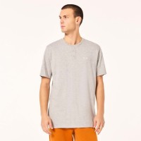 тениска,мъжки,тениски,oakley,relax,henley,2.0,short,sleeve,t,shirt,new,granite,hthr,(grey)