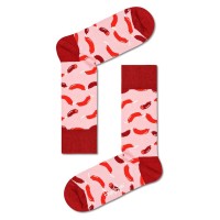 чорапи,мъжки,чорапи,happy,socks,hs592,r,sausage,socks,red,pink,(multicolor)