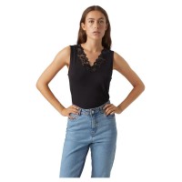 тениска,дамски,тениски,vero,moda,rosa,sleeveless,t,shirt,black,(blue)