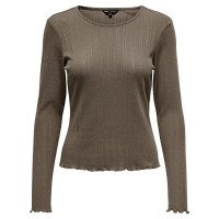 тениска,дамски,тениски,only,lotta,long,sleeve,t,shirt,brown,(falcon)