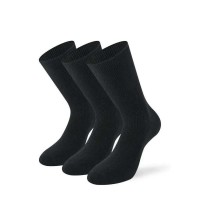 чорапи,мъжки,чорапи,дамски,чорапи,lenz,no,pressure,half,long,socks,3,pairs,black,(black)