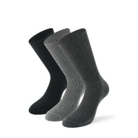 чорапи,мъжки,чорапи,дамски,чорапи,lenz,no,pressure,half,long,socks,3,pairs,grey,(grey,anthracite,black)