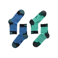 детски,чорапи,мъжки,чорапи,дамски,чорапи,lenz,outdoor,kids,1.0,half,short,socks,2,pairs,multicolor,(aqua,dark,green)