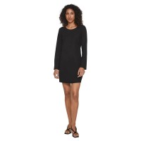 рокля,дамски,поли,и,рокли,vila,armerone,long,sleeve,short,dress,black,(black)